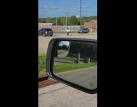 Woman white sweater tiktok parking lot