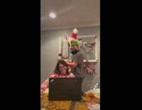 Woman gets bothered by kids while on work call