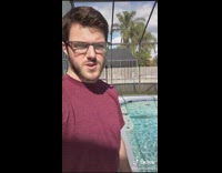 Collab BitchIG2 - Guy red shirt in backyard memorial day bussy is quaking