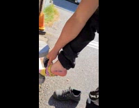 Man Made In China tattoo on ankle