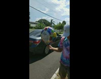 get well balloon dead raccoon