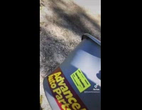 Guy throws bucket and it shatters 