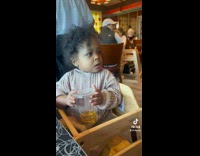 Baby cries wants to meet bluey the dog 