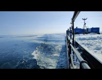 Guy on boat sees ice in pt. 2
