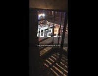 jack hammer in street at ten at night