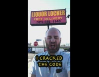 Guy makes Liquor Locker commercial 