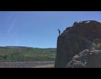 Guy frontflips off 100 foot cliff and lands in the ocean below