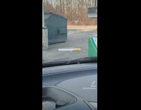 Guy finds giant cigarette on floor 