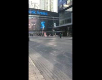 guy face mask green bag scotiabank arena
