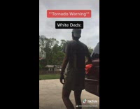 White dads tornado warning beer bottle 