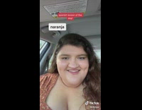 Woman in car spanish lesson of the day 