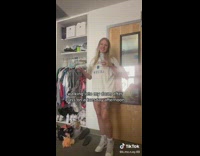 Girl walks into dorm with seltzer in hand