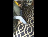 Cat fetch white mouse toy packers jacket 