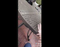 Girl finger stuck inside of table firefighter rescue