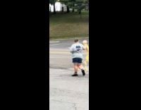 Woman hold the skeleton from its neck