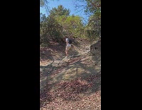 Guy insisted to take a shortcut trail