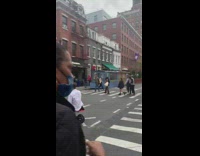 Guy drive small motorcycle