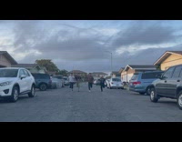 Boy trips onto his face while racing 