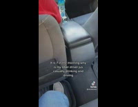 Uber driver drinks at 7am in morning