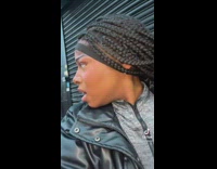 Guy randomly growls at girl on sidewalk 