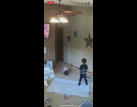 Collab BitchMP - Little girl runs into wall