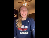 Girl throws toy ball at mom falls