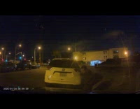 Man fall down front of the car