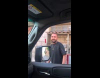 Man meets guy on stickers local legend