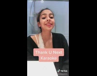 thank u next karaoke ariana grande impersonation 