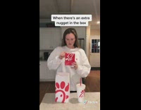 Collab BitchIG2 - Extra nugget in box chick fil a girl