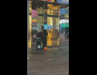 Shirtless guy costume mask resistance band store