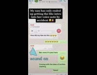 Grandma does BCC newscaster voice 