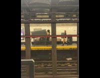 Collab WINY - Group of friends carrying couch at subway