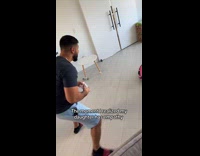 Collab ClipsIG - Daughter cries when father faked car accident