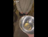 Collab BitchIG2 - Guy gets bowl cut haircut with metal bowl