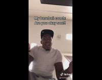 White shirt guy reenacts concussion baseball coach 