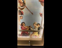Musical group on a balcony ceiling painting