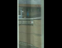 Man exercise luggage