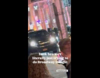 Garbage on fire on side of street Part 3