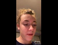 Collab BitchIG2 - Girl bites plastic apple juice bottle sound