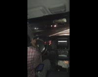 White hat guy drives wrong side street 