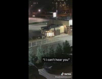 Trying to order drive thru from apartment balcony