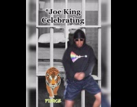 Guy dances green screen jail cell 