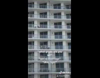 Little kids high rise balcony what grade are you in