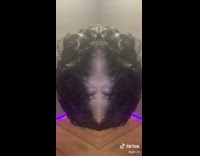 TikTok mirror filter sideways eyes face