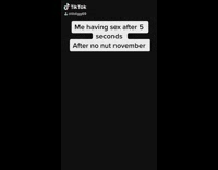 Guy after No Nut November