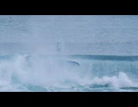 Collab Kook Of The Day - Surfer surfs wave and get caught into wave, wipe out in ocean