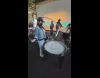 Woman with a ring and produces bubble to herself