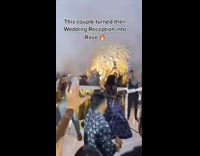 Wedding reception turns into rave 