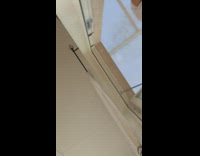 Dragonfly on top of the cabinet fly and scares filmer